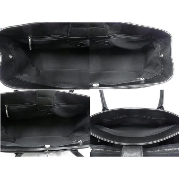 Chanel Executive Tote Bag Soft Caviar Skin Black - Picture 6 of 7